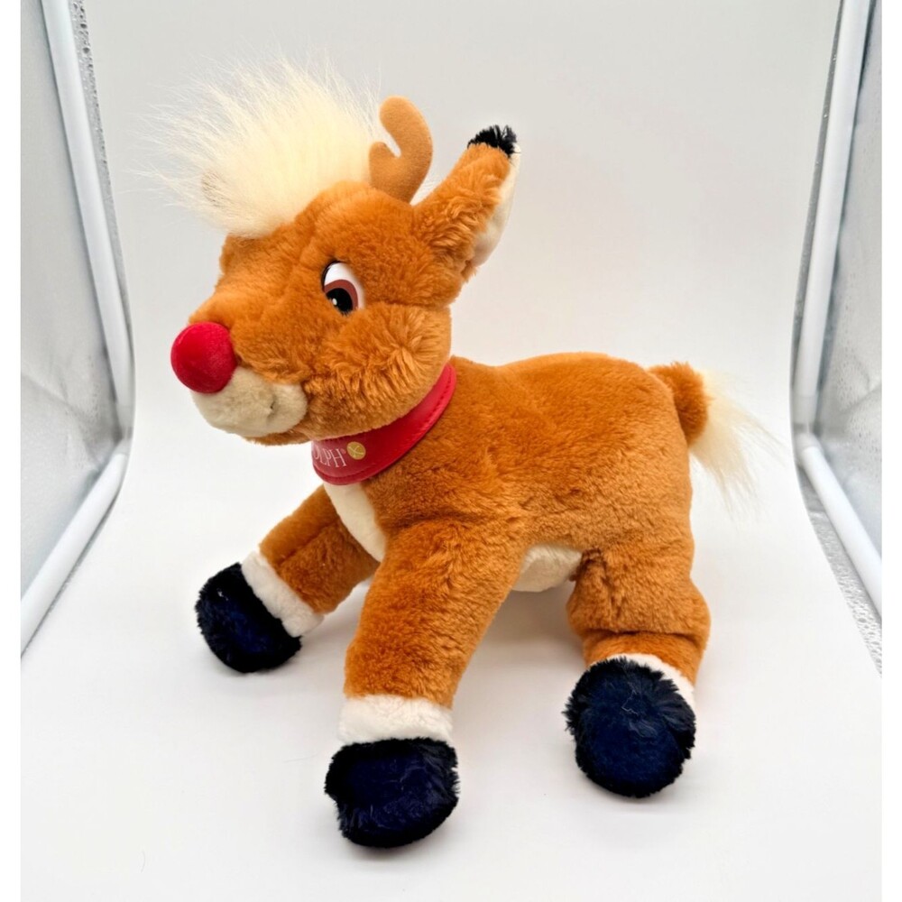 1999 Rudolph The Red Nosed Reindeer Plush Vintage - The Rudolph Co Holiday Deer